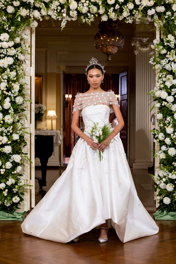 Nardos designed luxury bridal gown  - Dallas, TX and New York, NY.