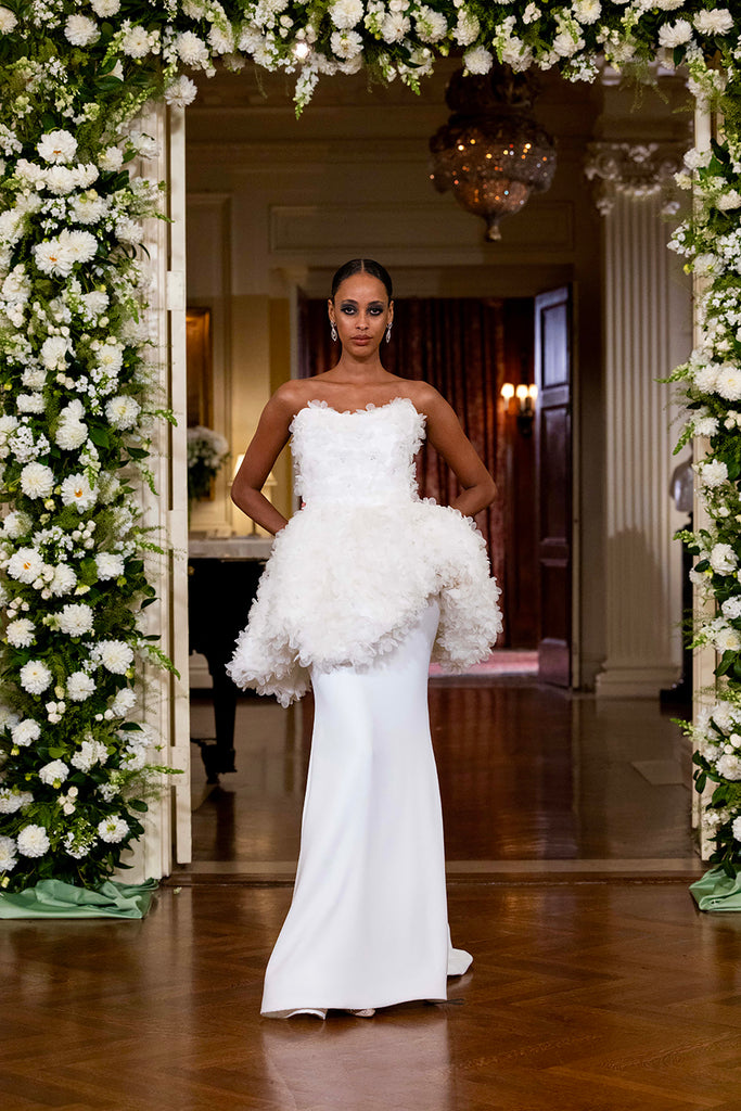 Nardos designed Luxury bridal gown - Dallas, TX and New York, NY.